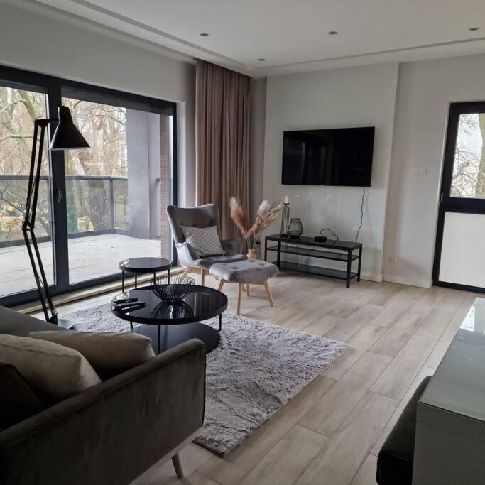 Apartament Nad Struga, Klimatyzacja, Parking,Taras Stary Toruń Exteriör bild
