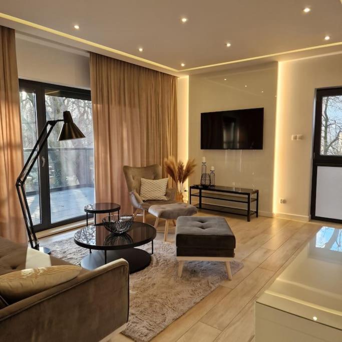 Apartament Nad Struga, Klimatyzacja, Parking,Taras Stary Toruń Exteriör bild